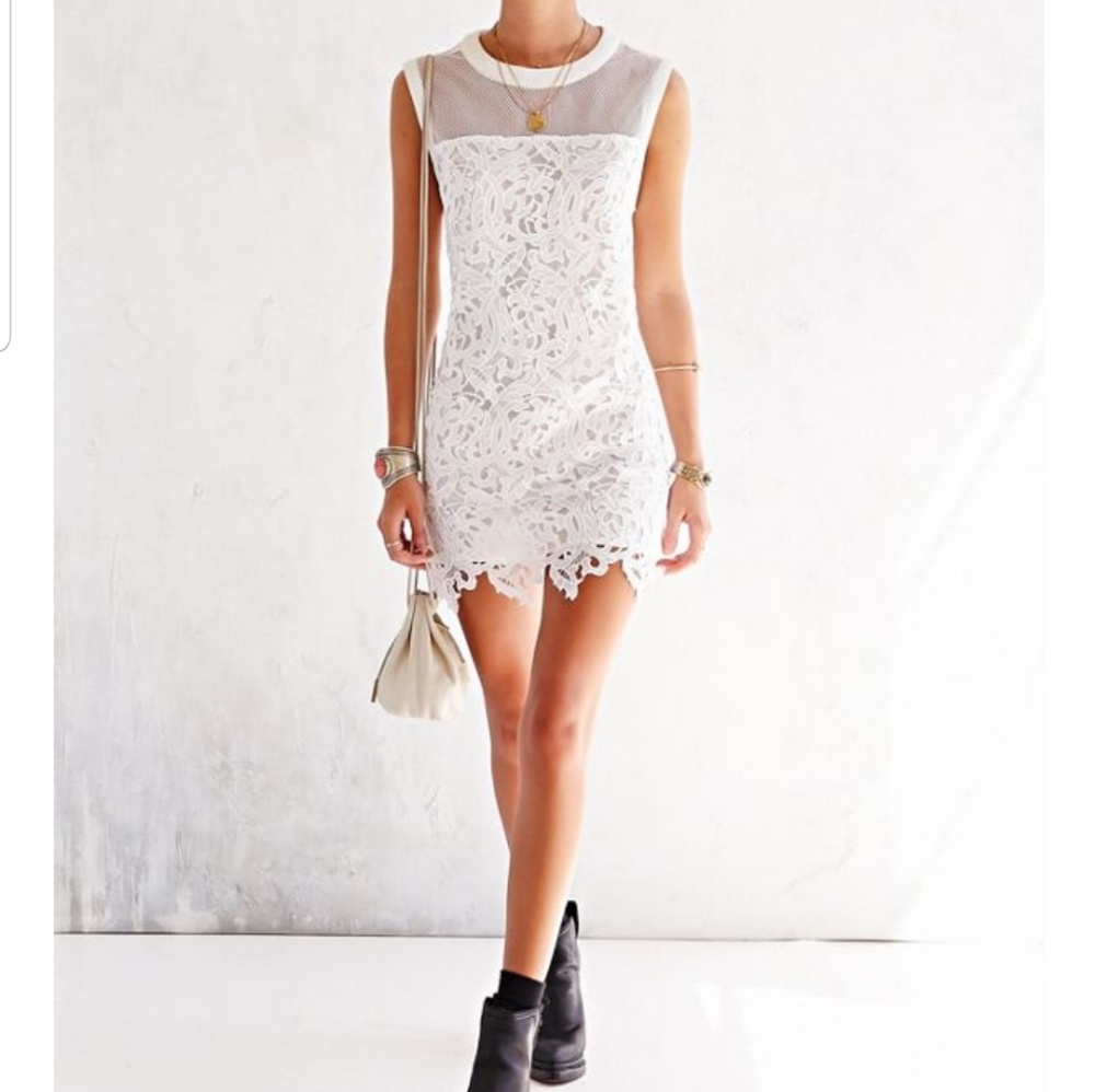 Cameo Swing Star Mesh + Lace Dress